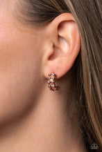 Load image into Gallery viewer, Bubbling Beauty - Copper Hoop Earrings - The Jazzy T Collections
