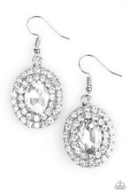 Load image into Gallery viewer, Grit and Glitter - White Rhinestone Earrings - The Jazzy T Collections
