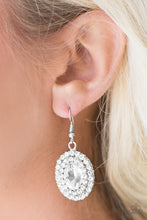 Load image into Gallery viewer, Grit and Glitter - White Rhinestone Earrings - The Jazzy T Collections
