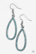 Load image into Gallery viewer, Twilight Shimmer - Blue Rhinestone Earrings - The Jazzy T Collections
