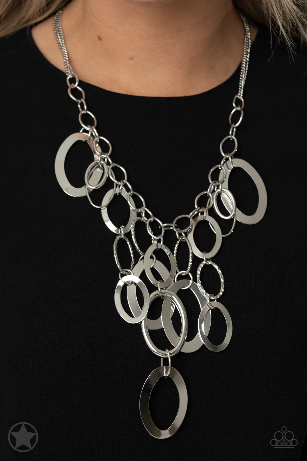 A Silver Spell - Silver Blockbuster Necklace - The Jazzy T Collections