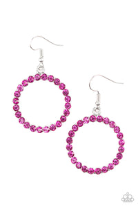 Bubblicious - Pink Rhinestone Earrings - The Jazzy T Collections