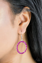 Load image into Gallery viewer, Bubblicious - Pink Rhinestone Earrings - The Jazzy T Collections
