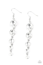 Load image into Gallery viewer, Raining Rhinestones - White Rhinestone Earrings - The Jazzy T Collections
