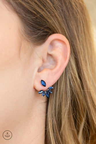 Radical Refinement - Blue Peek-A-Boo Earrings - The Jazzy T Collections