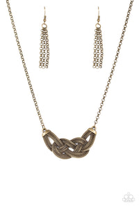 Nautically Naples - Brass Knot Necklace - The Jazzy T Collections