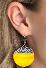 Load image into Gallery viewer, SHELL Out - Yellow Earrings - The Jazzy T Collections
