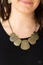 Load image into Gallery viewer, CAVE The Day - Brass Necklace - The Jazzy T Collections
