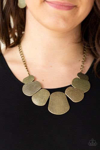 CAVE The Day - Brass Necklace - The Jazzy T Collections