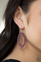 Load image into Gallery viewer, Marry Into Money - Pink Rhinestone Earrings - The Jazzy T Collections
