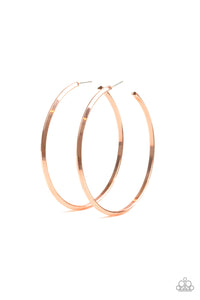 5th Avenue Attitude - Copper Hoop Earrings - The Jazzy T Collections