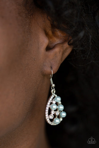 Fabulously Wealthy - Blue Pearl Earrings - The Jazzy T Collections