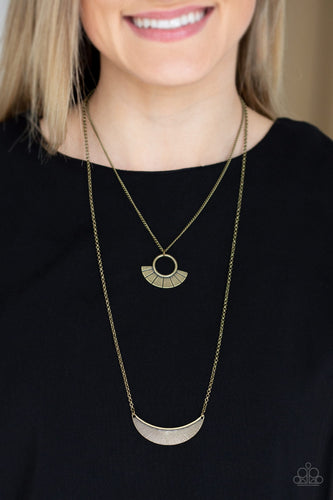 Tribal Trek - Brass Necklace - The Jazzy T Collections