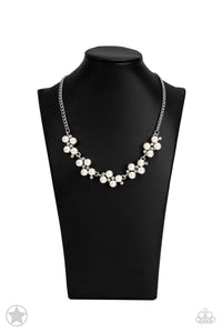 Love Story - White Blockbuster Necklace - The Jazzy T Collections