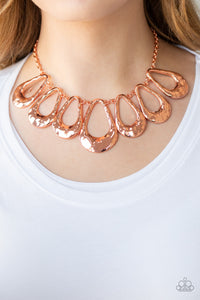 Teardrop Envy - Copper Necklace - The Jazzy T Collections