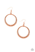 Load image into Gallery viewer, Modern Shimmer - Copper Earrings - The Jazzy T Collections
