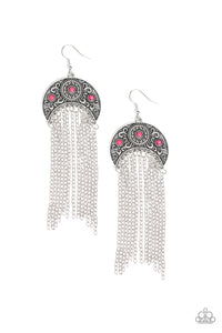 Lunar Melody - Pink Earrings - The Jazzy T Collections