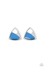 Load image into Gallery viewer, Kaleidoscopic Collision - Blue Earrings - The Jazzy T Collections
