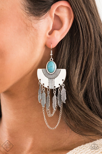 Sure Thing, Chief! - Blue Turquoise Earrings - The Jazzy T Collections