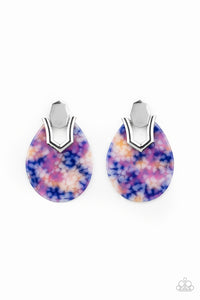 HAUTE Flash - Blue Acrylic Earrings - The Jazzy T Collections