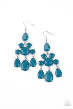 Load image into Gallery viewer, Afterglow Glamour - Blue Earrings - The Jazzy T Collections
