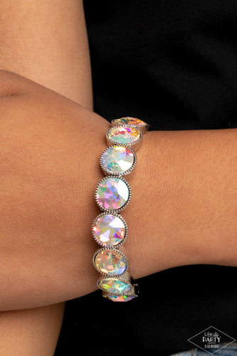 Number One Knockout - Multi Iridescent Rhinestone Bracelet - The Jazzy T Collections