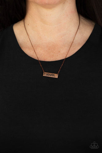 Blessed Mama - Copper Necklace - The Jazzy T Collections