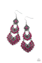 Load image into Gallery viewer, All For The GLAM - Pink Rhinestone Earrings - The Jazzy T Collections
