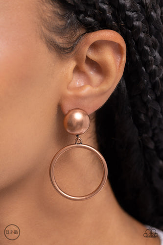 Classic Candescence - Copper Earrings - The Jazzy T Collections