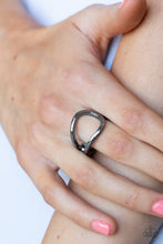 Load image into Gallery viewer, Fill The Gap - Black Gunmetal Ring - The Jazzy T Collections
