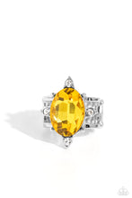 Load image into Gallery viewer, Sensational Sparkle - Yellow Rhinestone Ring - The Jazzy T Collections
