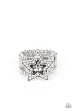 Load image into Gallery viewer, One Nation Under Sparkle - Silver Star Ring - The Jazzy T Collections
