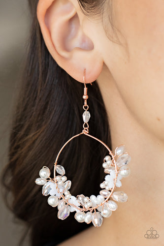 Floating Gardens - Copper Earrings - The Jazzy T Collections