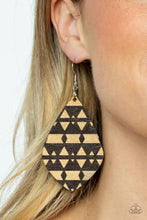 Load image into Gallery viewer, Zimbabwe Zoo - Brown Earrings - The Jazzy T Collections
