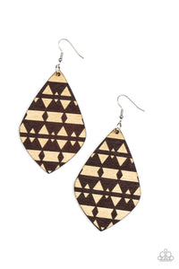 Zimbabwe Zoo - Brown Earrings - The Jazzy T Collections