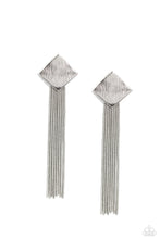 Load image into Gallery viewer, Experimental Elegance - Silver Tassel Earrings - The Jazzy T Collections
