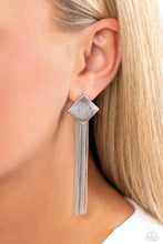 Load image into Gallery viewer, Experimental Elegance - Silver Tassel Earrings - The Jazzy T Collections
