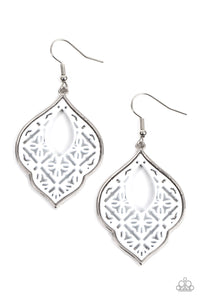 Thessaly Terrace - White Earrings - The Jazzy T Collections