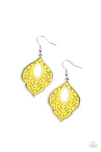 Load image into Gallery viewer, Thessaly Terrace - Yellow Earrings - The Jazzy T Collections
