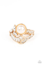 Load image into Gallery viewer, SELFIE-Made Millionaire - Gold Pearl Ring - The Jazzy T Collections
