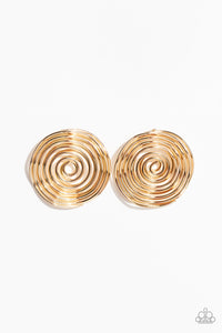 COIL Over - Gold Earrings - The Jazzy T Collections