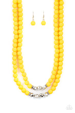 Load image into Gallery viewer, Summer Splash - Yellow Necklace - The Jazzy T Collections
