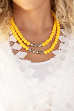 Load image into Gallery viewer, Summer Splash - Yellow Necklace - The Jazzy T Collections
