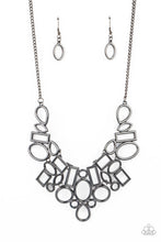 Load image into Gallery viewer, Geometric Grit - Black Gunmetal Necklace - The Jazzy T Collections
