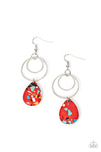 Load image into Gallery viewer, Terrazzo Tempo - Red Earrings - The Jazzy T Collections
