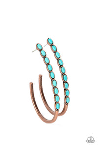 Artisan Soul - Copper & Turquoise Earrings - The Jazzy T Collections