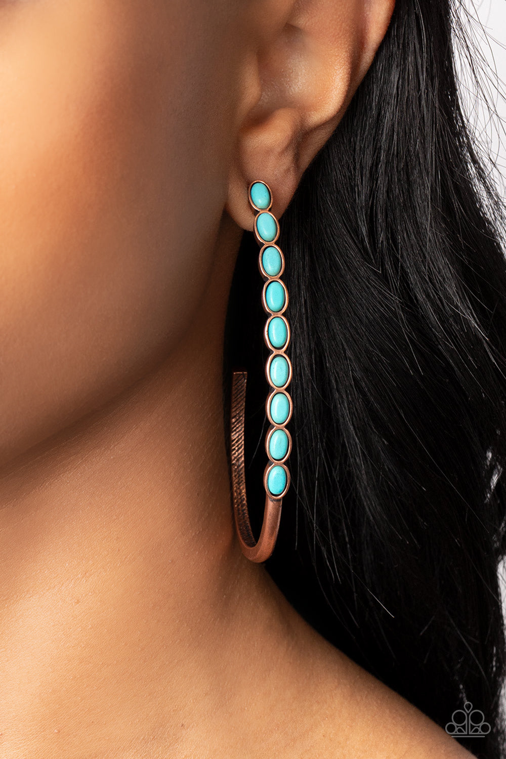 Artisan Soul - Copper & Turquoise Earrings - The Jazzy T Collections