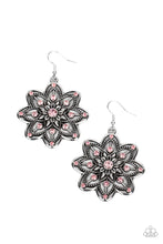 Load image into Gallery viewer, Prismatic Perennial - Pink Rhinestone Earrings - The Jazzy T Collections
