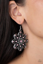 Load image into Gallery viewer, Prismatic Perennial - Pink Rhinestone Earrings - The Jazzy T Collections
