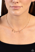 Load image into Gallery viewer, Say My Name - Gold &quot;Smile&quot; Necklace - The Jazzy T Collections
